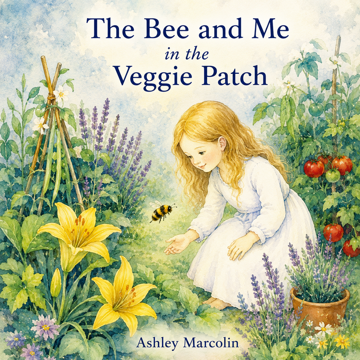 The Bee and Me in the Veggie Patch